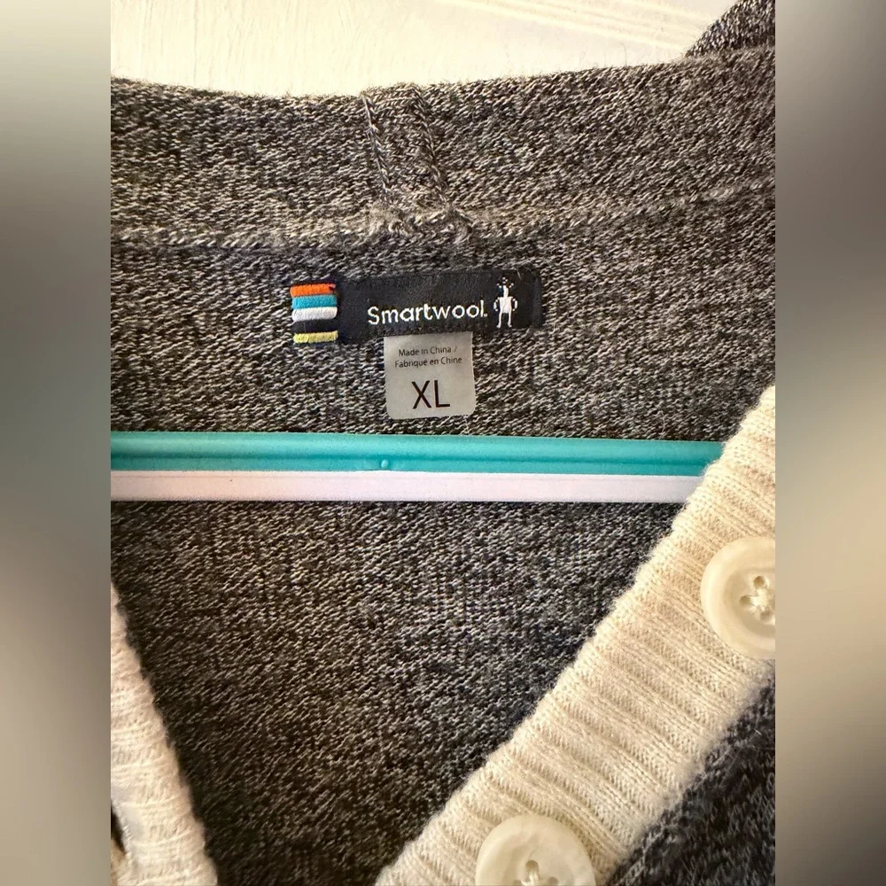Smartwool Shadow Pine Hoodie Merino Wool Sweater XL - Picture 5 of 5
